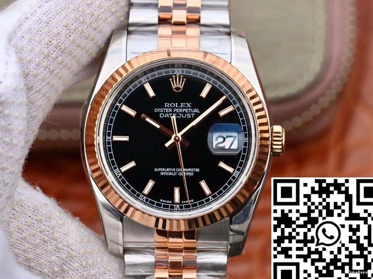 Dial AR Datejust Rolex Black 126231 36MM Factory 0111